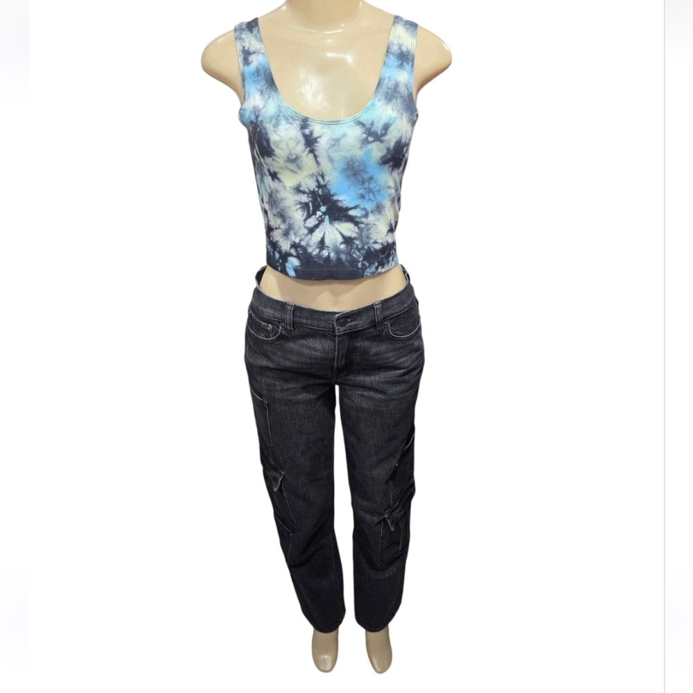 Victoria's Secret PINK Tie Dye Crop Tank Top Size XS